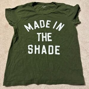J.Crew Olive Graphic Tee